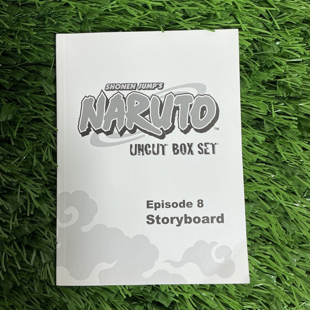 Naruto Uncut Box Set Episode‎ 8 Storyboard Booklet Vintage Anime Art Sketches
